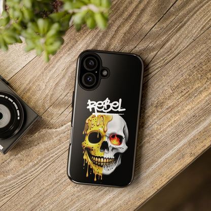 Rebel Skull Phone Case - Black