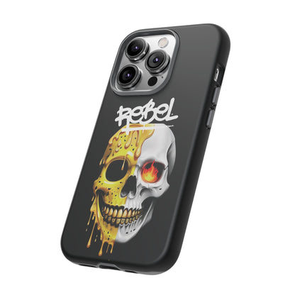 Rebel Skull Phone Case - Black