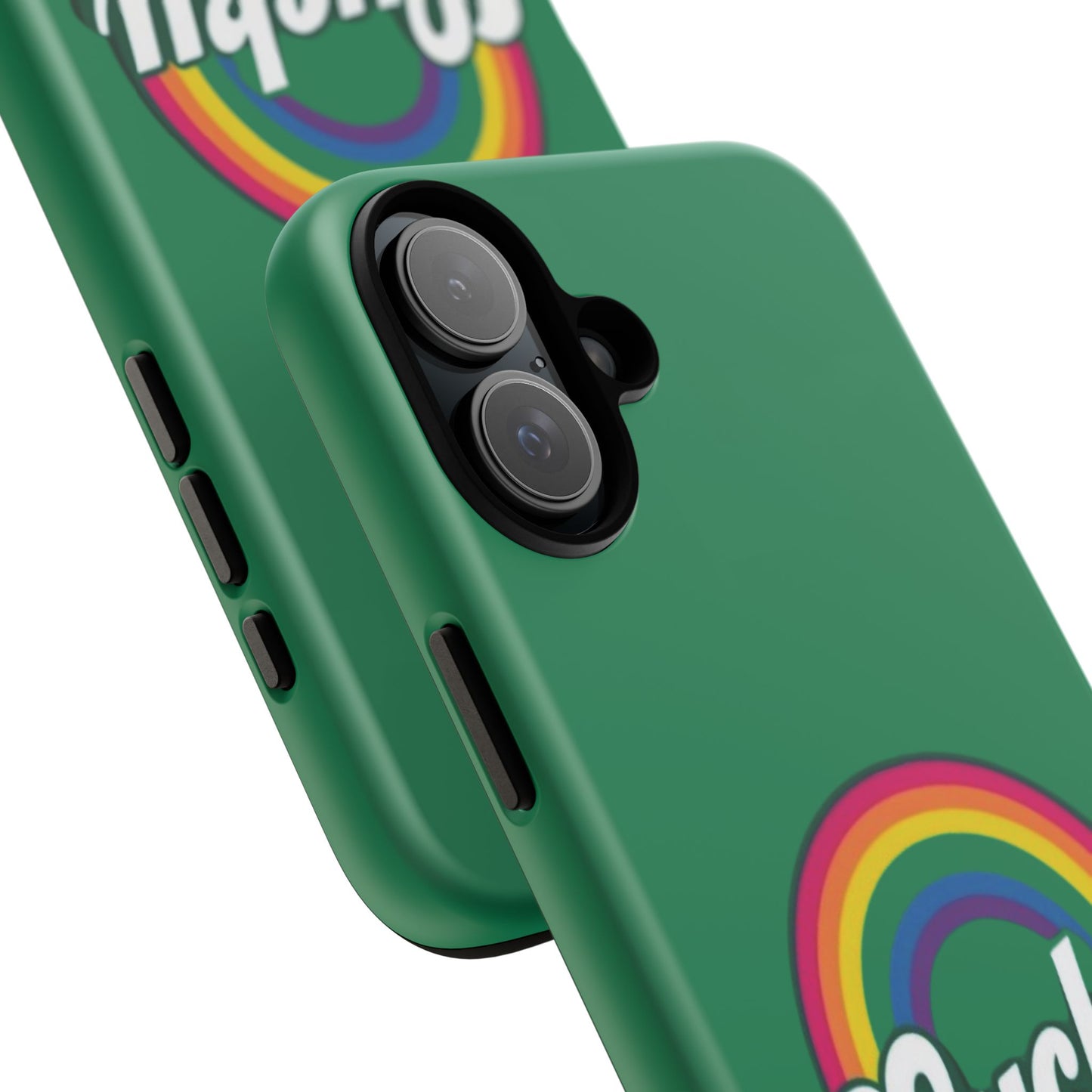 Lucky Rainbow Tough Phone Cases, iPhone, Samsung Galaxy, Google Pixel, Choose any phone model