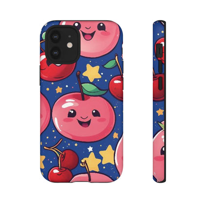 "Cute Cherry In The Sky" Phone Case, Tough Cases - iPhone, Samsung Galaxy, and Google Pixel