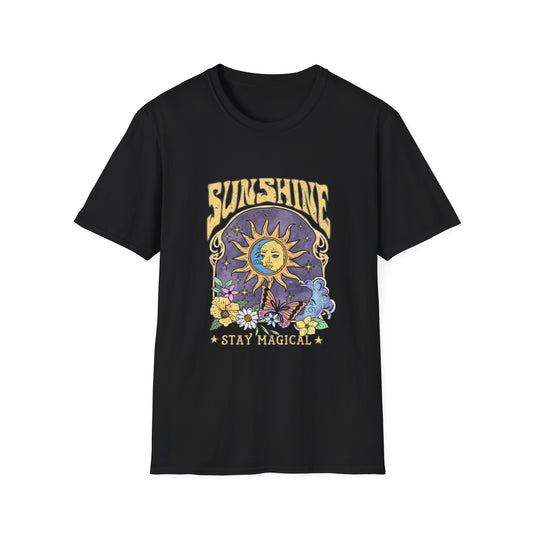 Stay Magical Sunshine T-Shirt | Softstyle Graphic Tee for Positive Vibes