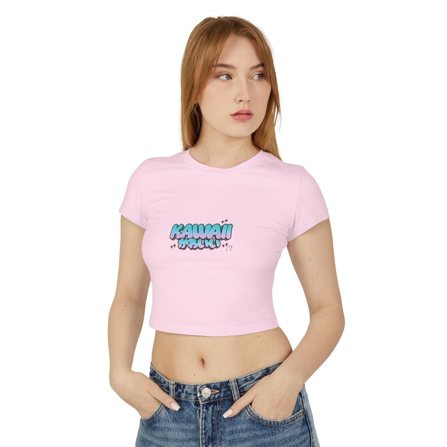 "Kawaii" Crop Top T-Shirt