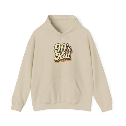 "90's Kid" Hooded Sweatshirt - For Both Men and Women - Comfortable Fit