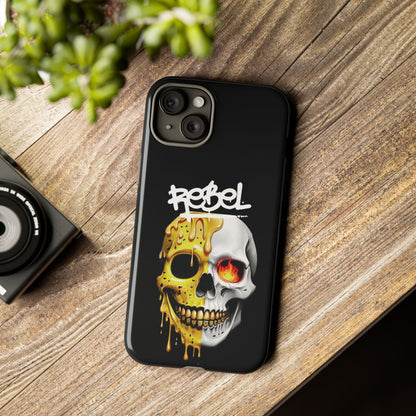 Rebel Skull Phone Case - Black