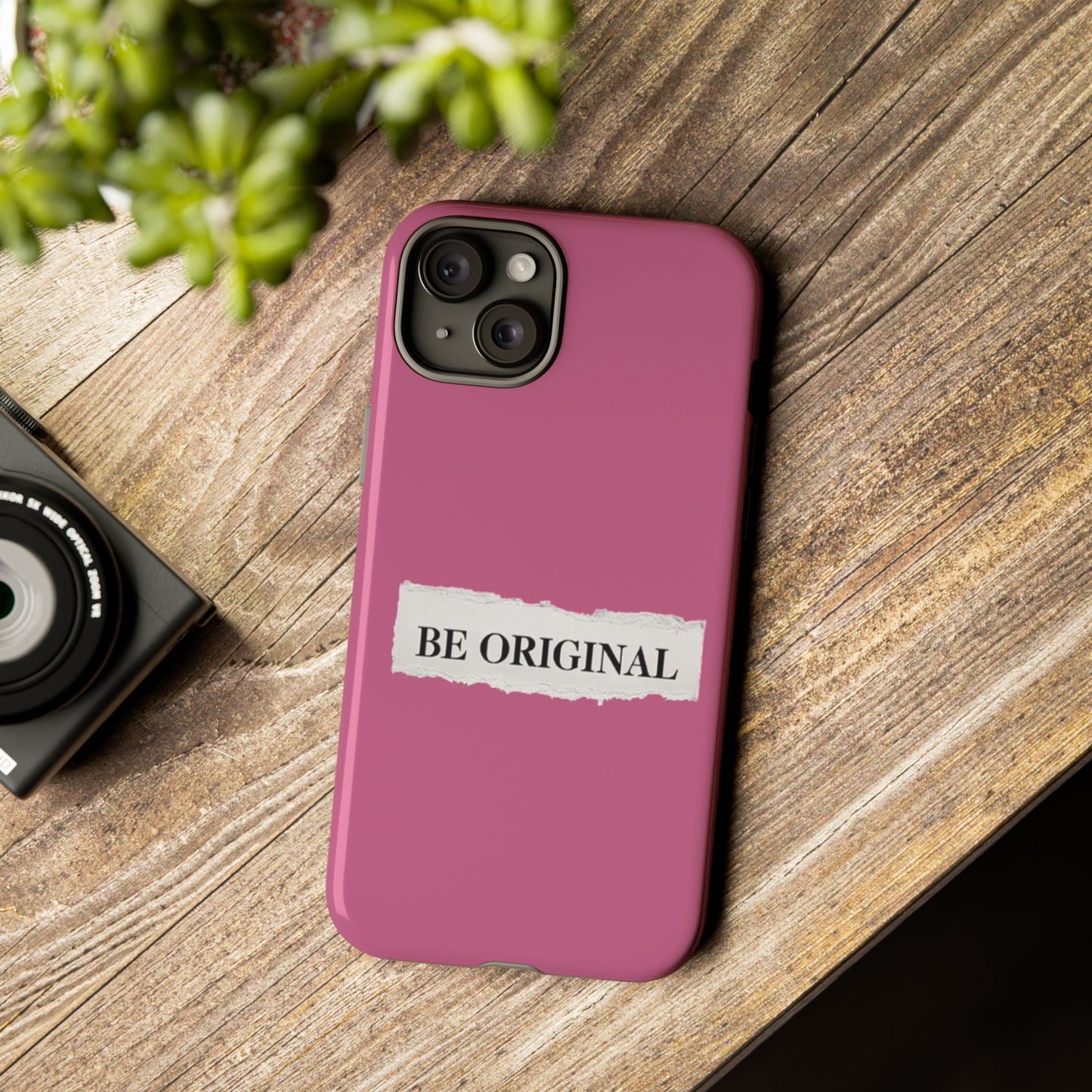 Be Original Tough iPhone Case - Stylish & Durable Protection