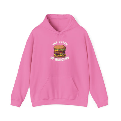 'The Queen of Burgers' Hoodie - Perfect for Food Lovers