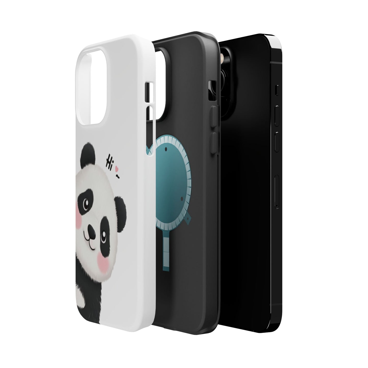 "Cute Panda" Magnetic Phone Cases for iPhones