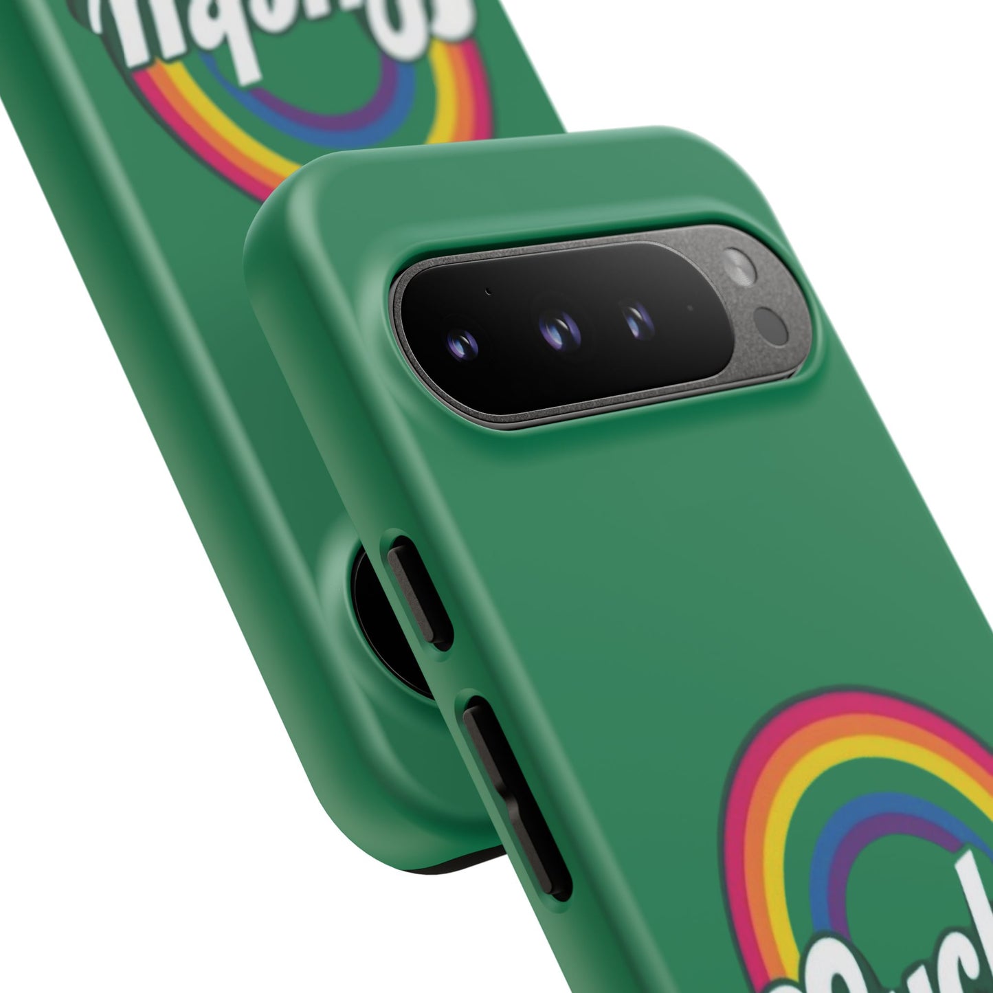 Lucky Rainbow Tough Phone Cases, iPhone, Samsung Galaxy, Google Pixel, Choose any phone model