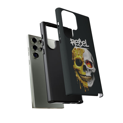 Rebel Skull Phone Case - Black