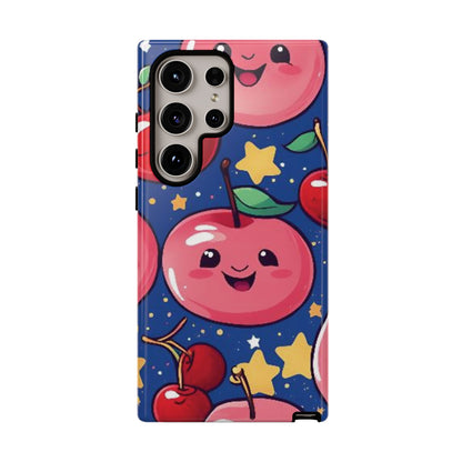 "Cute Cherry In The Sky" Phone Case, Tough Cases - iPhone, Samsung Galaxy, and Google Pixel