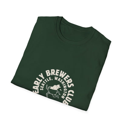 Early Brewers Coffee Club - Seattle, Washington  T-Shirt