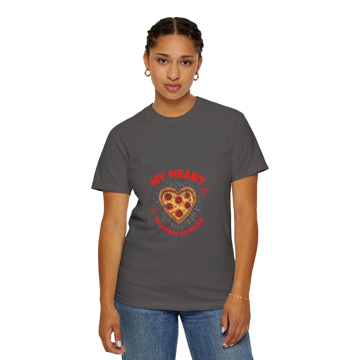 "My Heart Belongs To Pizza" T-shirt