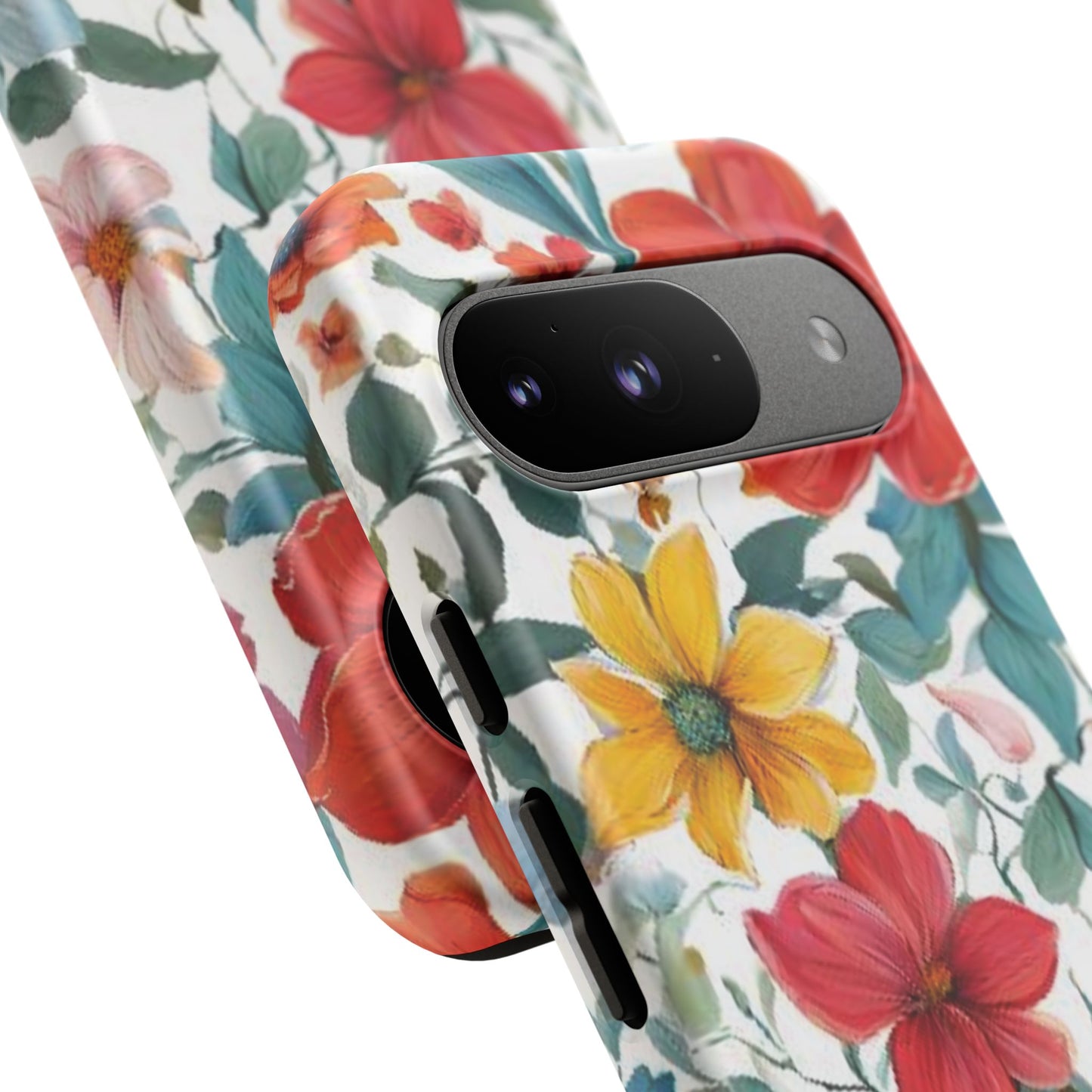 Floral Phone Cases for  iPhone, Samsung Galaxy, and Google Pixel devices - Double layers for extra durability and protection