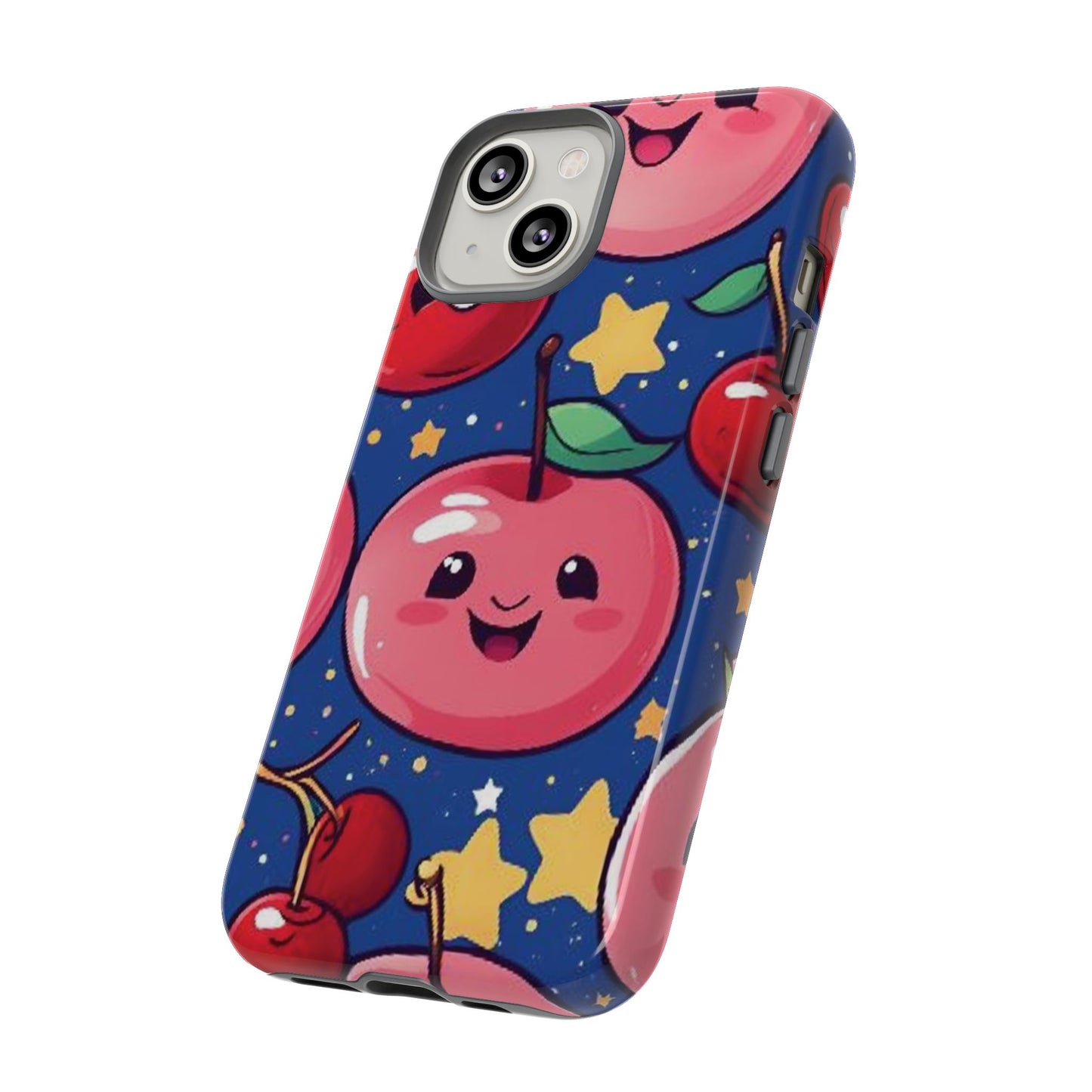 "Cute Cherry In The Sky" Phone Case, Tough Cases - iPhone, Samsung Galaxy, and Google Pixel