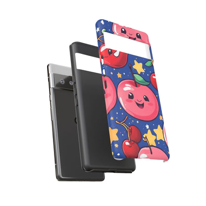 "Cute Cherry In The Sky" Phone Case, Tough Cases - iPhone, Samsung Galaxy, and Google Pixel