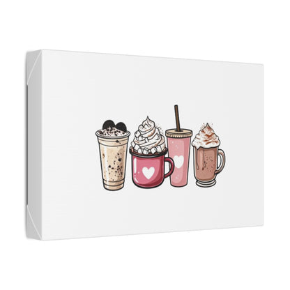 "Coffee Love" Classic Stretched Canvas. With 20 different sizes to choose