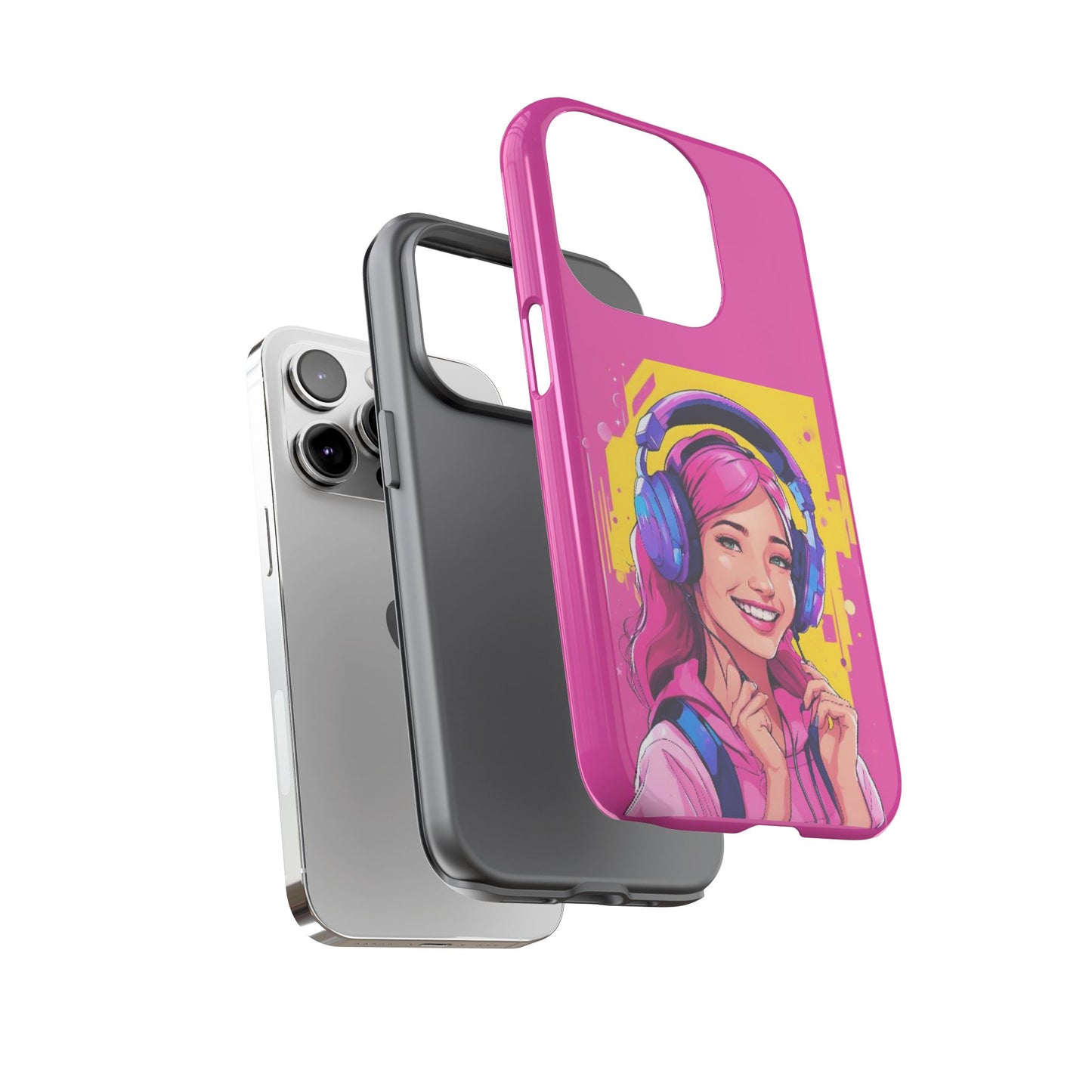 "Gamer Girl" Pink Phone Case – Stylish & Ultra-Durable!Toug Cases. iPhone, Samsung Galaxy, Google Pixel