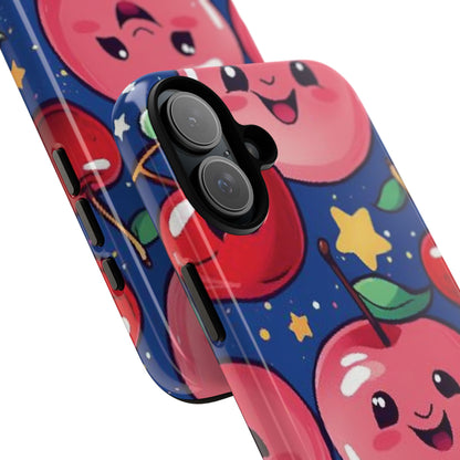 "Cute Cherry In The Sky" Phone Case, Tough Cases - iPhone, Samsung Galaxy, and Google Pixel