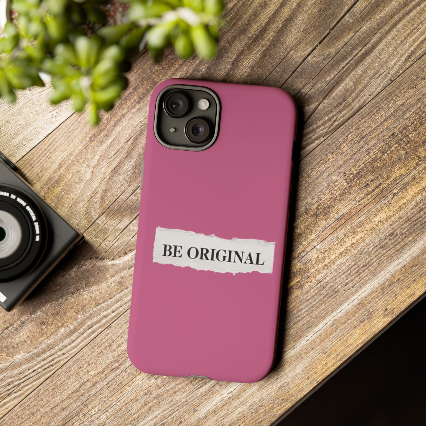 Be Original Tough iPhone Case - Stylish & Durable Protection