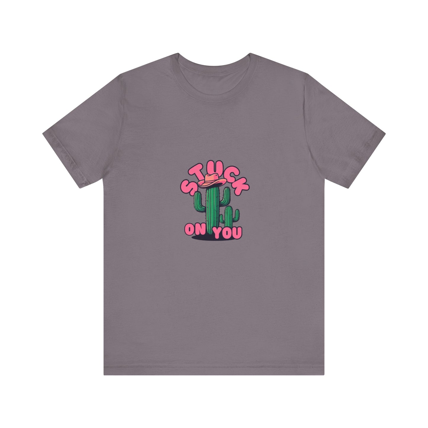 Stuck on You Cactus Tee - Unisex Jersey Short Sleeve T-Shirt