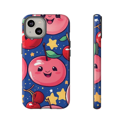 "Cute Cherry In The Sky" Phone Case, Tough Cases - iPhone, Samsung Galaxy, and Google Pixel