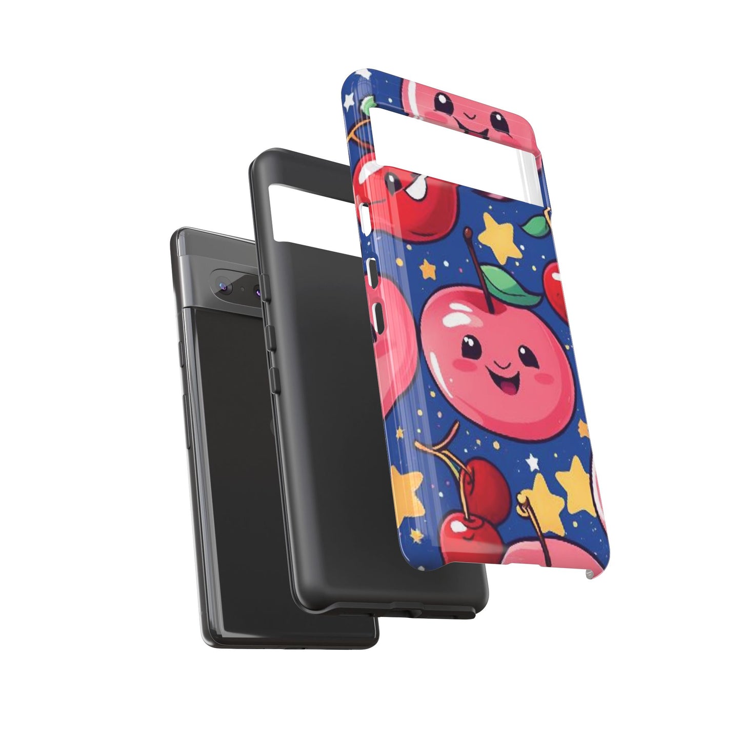 "Cute Cherry In The Sky" Phone Case, Tough Cases - iPhone, Samsung Galaxy, and Google Pixel