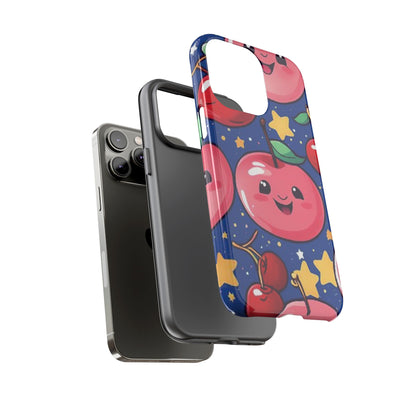 "Cute Cherry In The Sky" Phone Case, Tough Cases - iPhone, Samsung Galaxy, and Google Pixel