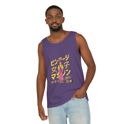 Anime Girl Graphic Tank Top for Men and Women