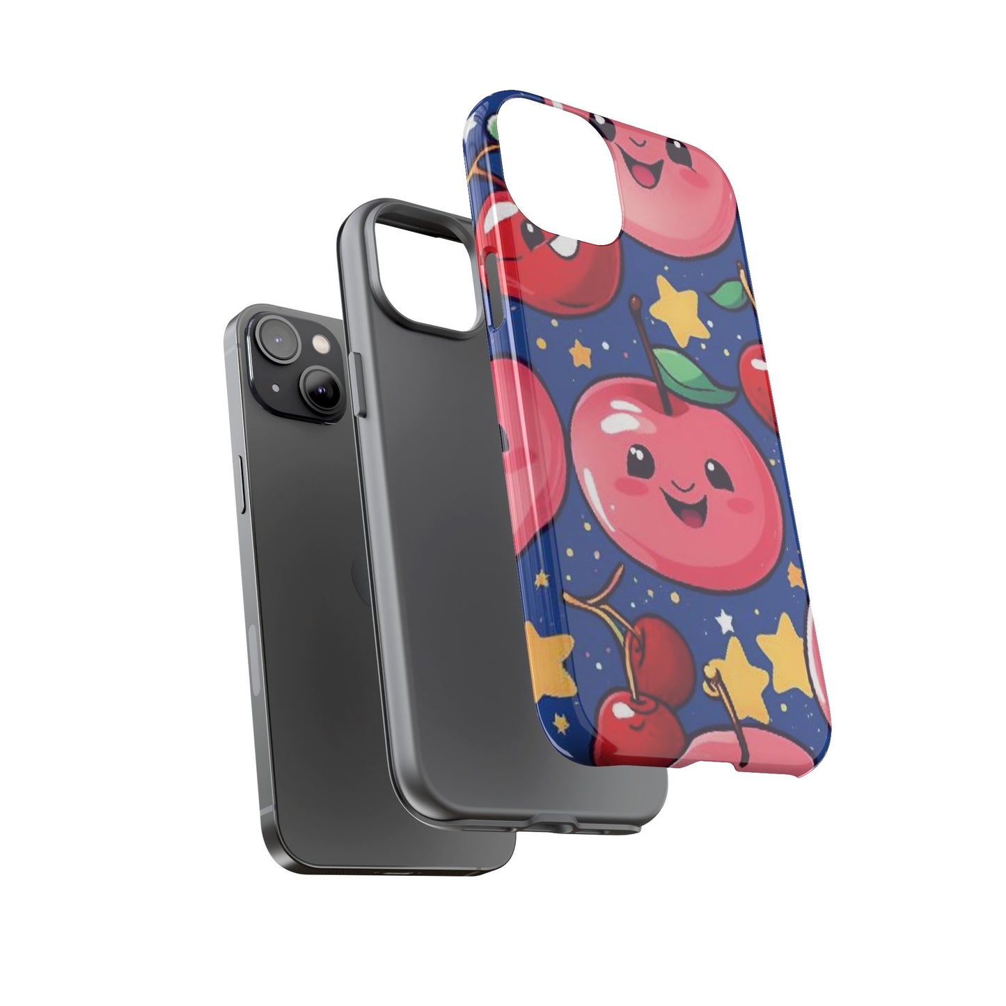 "Cute Cherry In The Sky" Phone Case, Tough Cases - iPhone, Samsung Galaxy, and Google Pixel