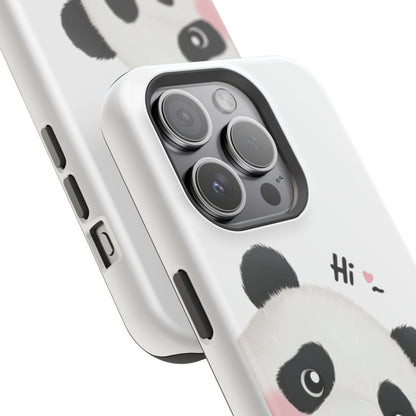 "Cute Panda" Magnetic Phone Cases for iPhones