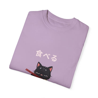 Cute Cat Eating Ramen T-Shirt