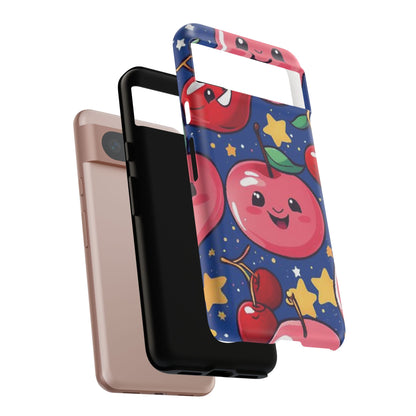 "Cute Cherry In The Sky" Phone Case, Tough Cases - iPhone, Samsung Galaxy, and Google Pixel