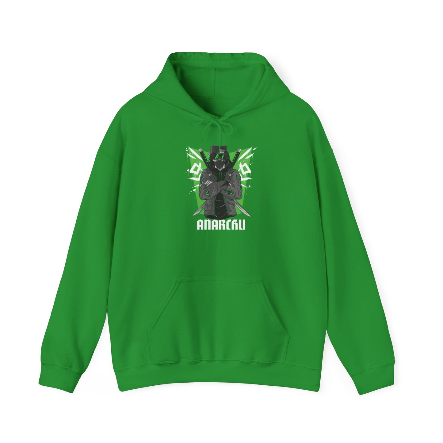 "Anime Anarchy" Hooded Sweatshirt for Men and Women - Unisex Heavy Blend™