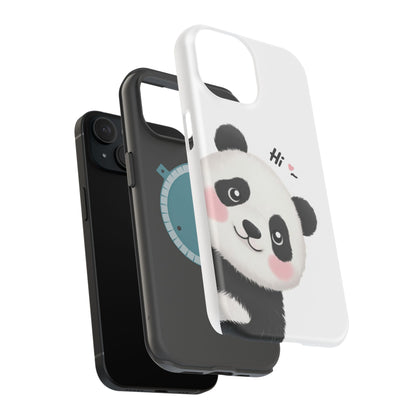 "Cute Panda" Magnetic Phone Cases for iPhones