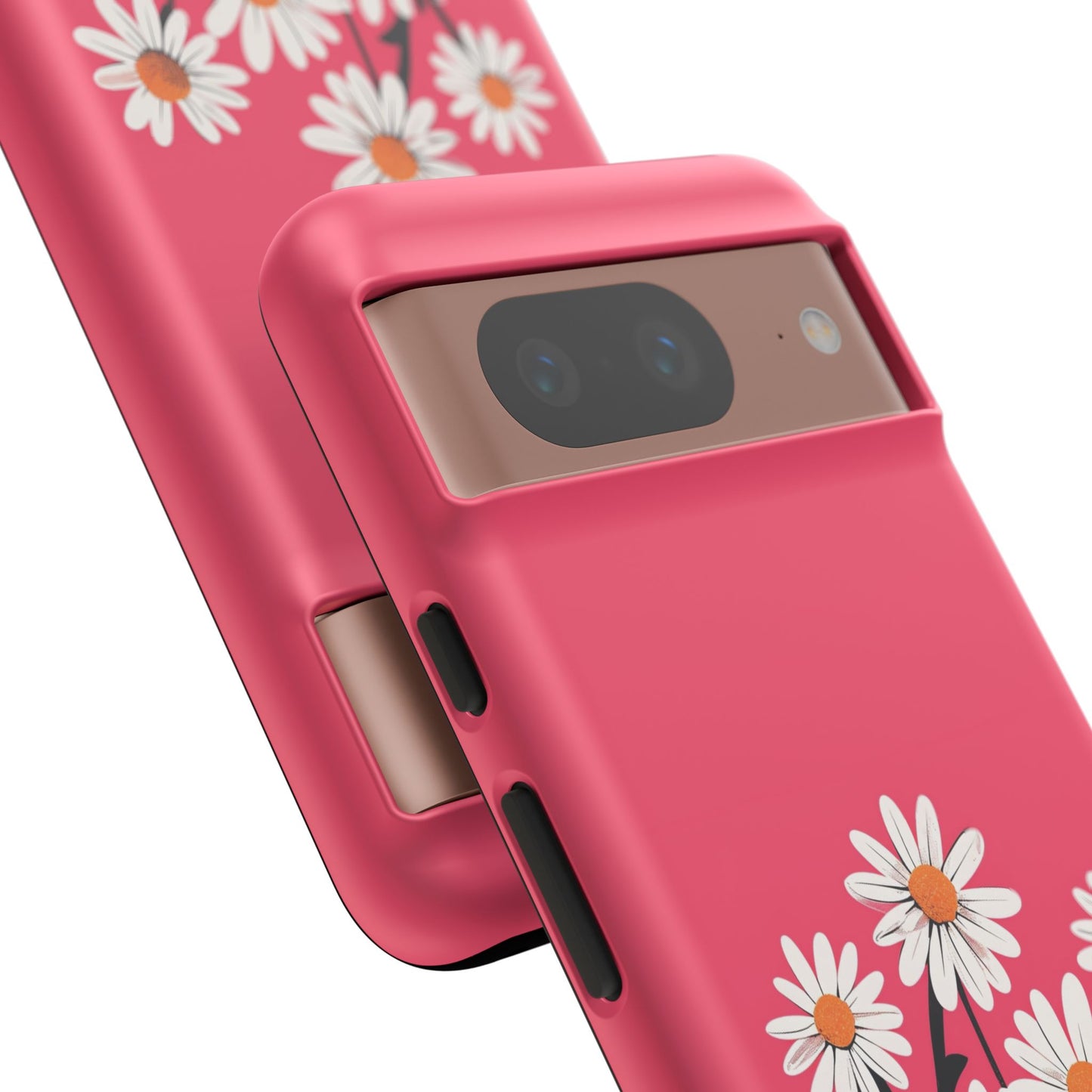 Daisy Flower Phone Case - Vibrant Pink Daisy Design