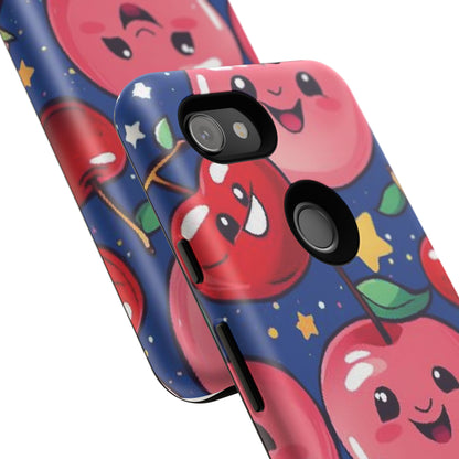 "Cute Cherry In The Sky" Phone Case, Tough Cases - iPhone, Samsung Galaxy, and Google Pixel