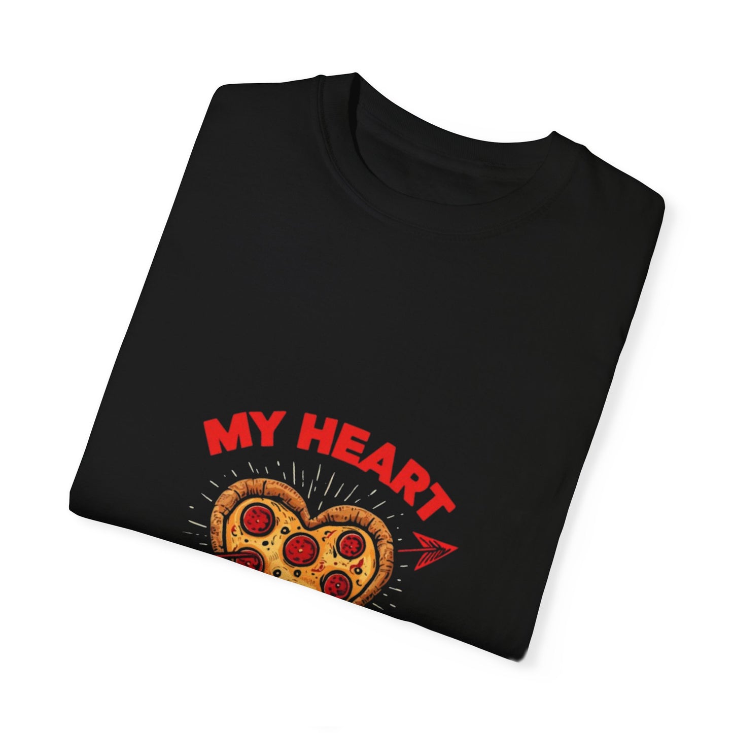 "My Heart Belongs To Pizza" T-shirt