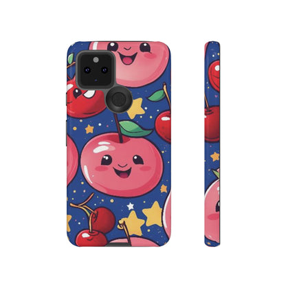 "Cute Cherry In The Sky" Phone Case, Tough Cases - iPhone, Samsung Galaxy, and Google Pixel