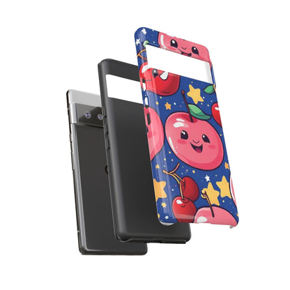 "Cute Cherry In The Sky" Phone Case, Tough Cases - iPhone, Samsung Galaxy, and Google Pixel