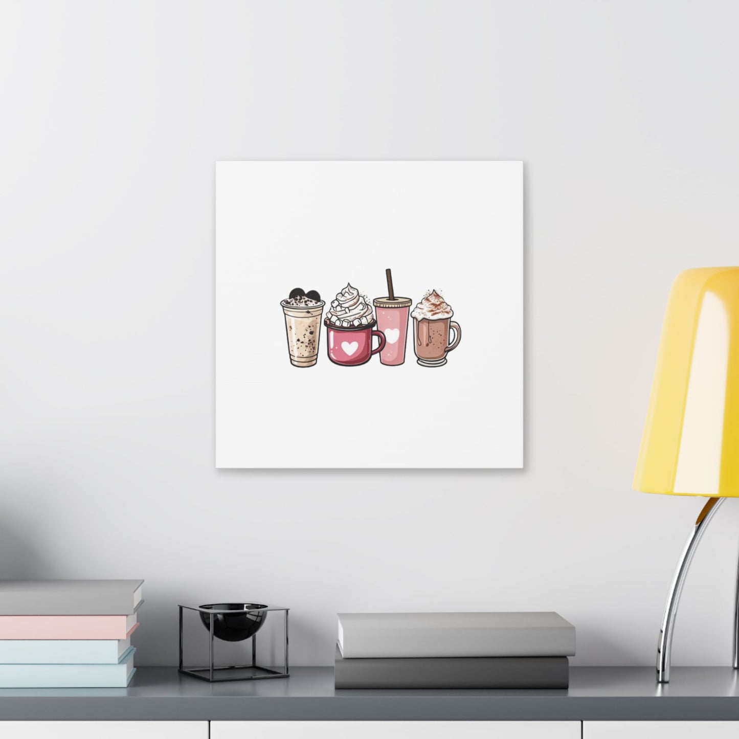 "Coffee Love" Classic Stretched Canvas. With 20 different sizes to choose