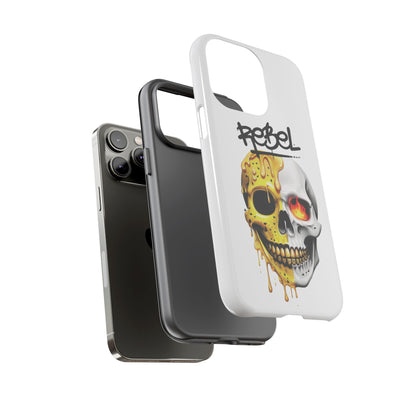 Rebel Skull Phone Case - White