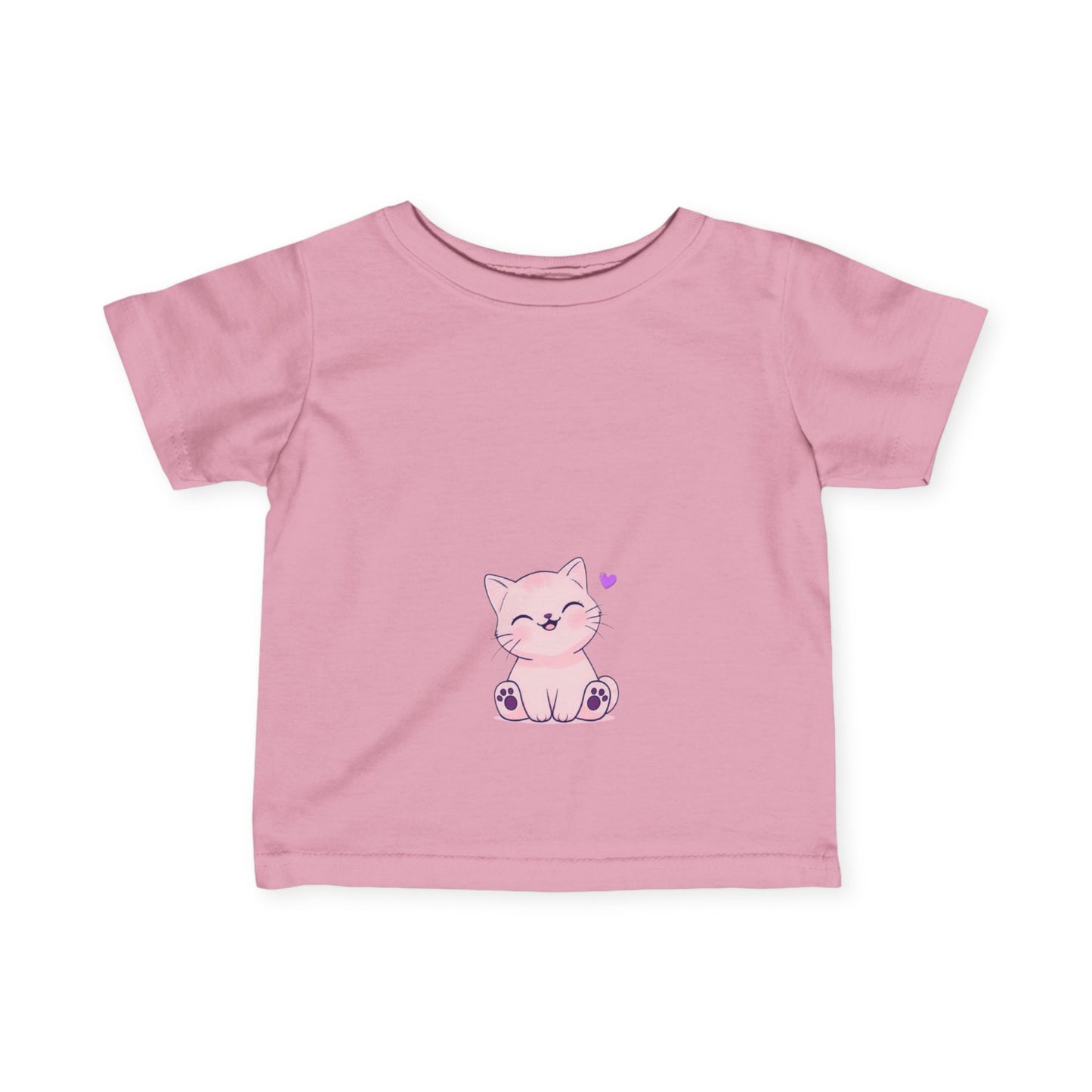 "Kitty With A Heart" - Infant Fine Jersey Tee