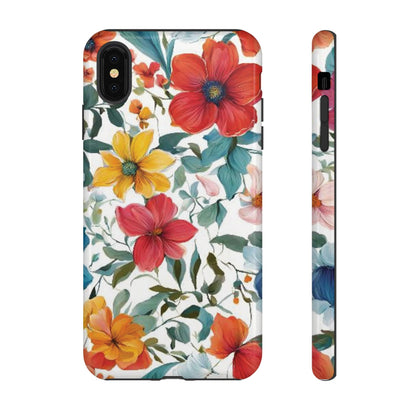 Floral Phone Cases for  iPhone, Samsung Galaxy, and Google Pixel devices - Double layers for extra durability and protection