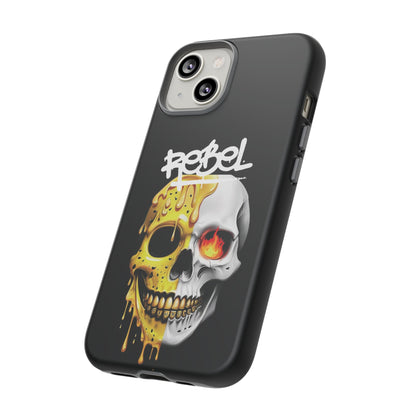 Rebel Skull Phone Case - Black