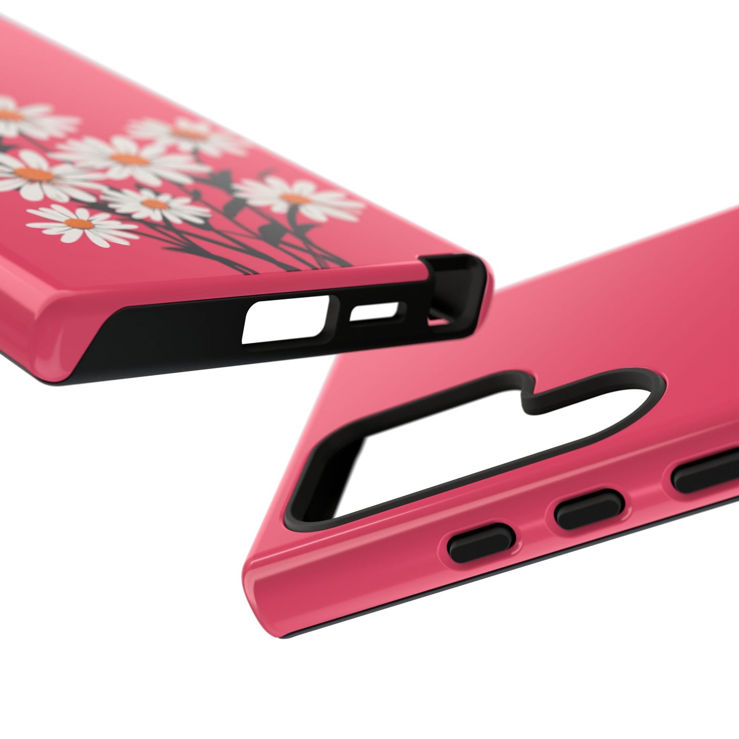 Daisy Flower Phone Case - Vibrant Pink Daisy Design