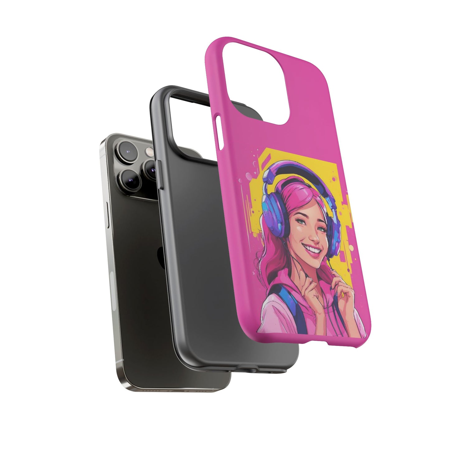 "Gamer Girl" Pink Phone Case – Stylish & Ultra-Durable!Toug Cases. iPhone, Samsung Galaxy, Google Pixel