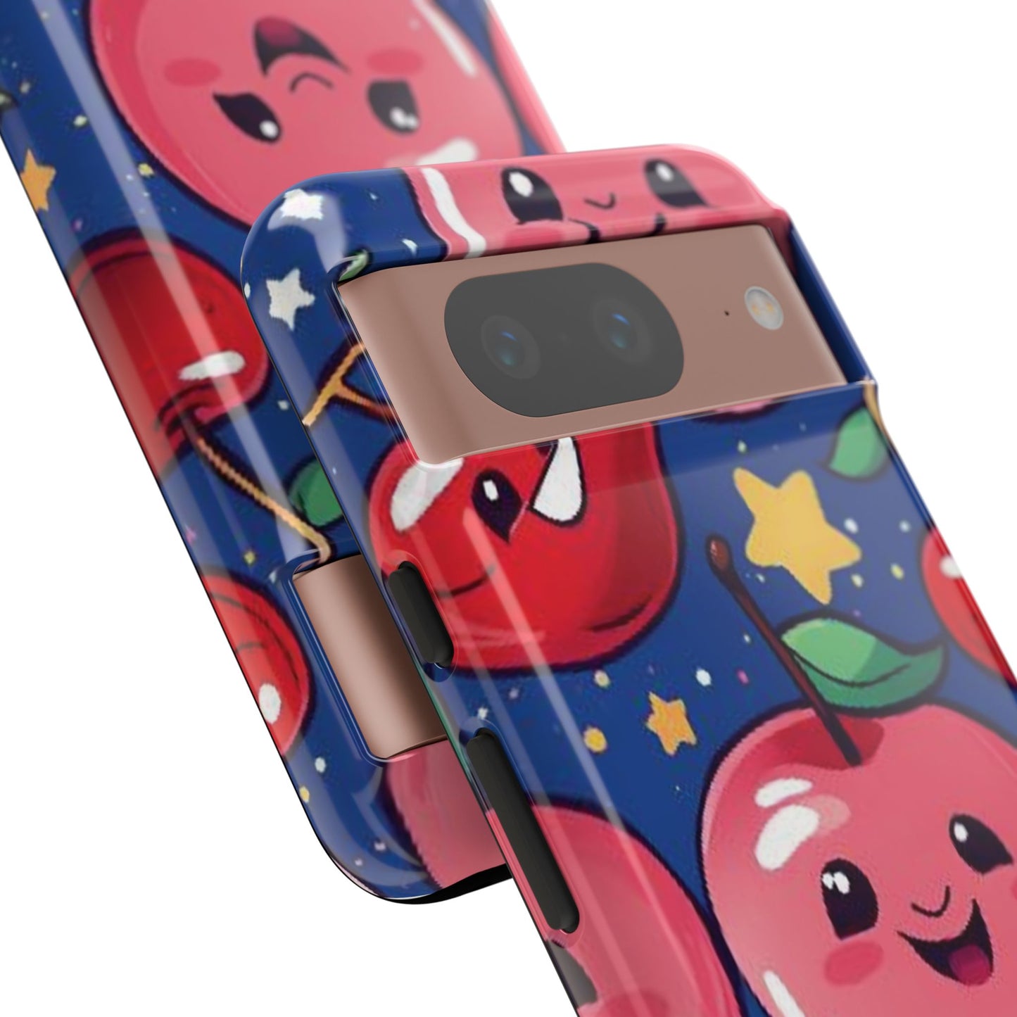 "Cute Cherry In The Sky" Phone Case, Tough Cases - iPhone, Samsung Galaxy, and Google Pixel