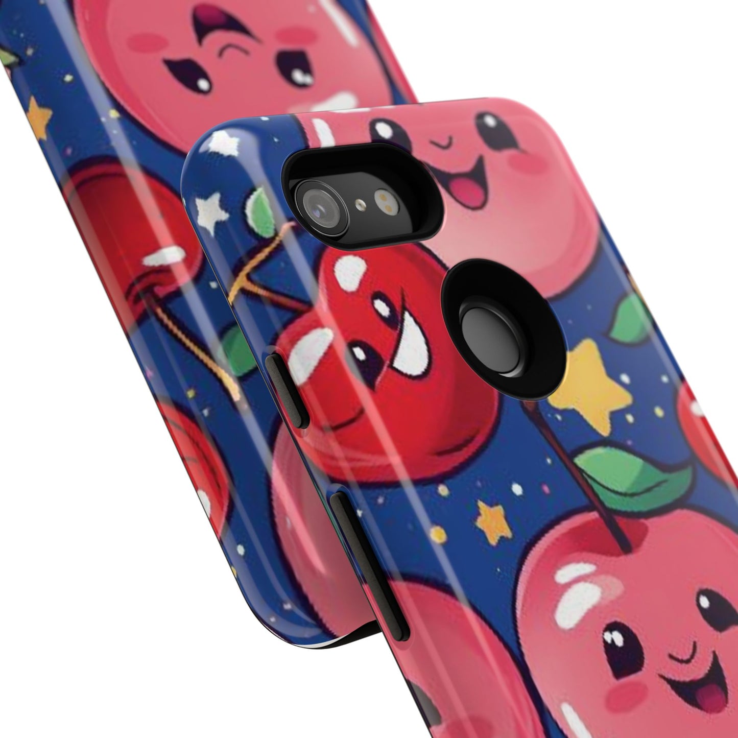 "Cute Cherry In The Sky" Phone Case, Tough Cases - iPhone, Samsung Galaxy, and Google Pixel