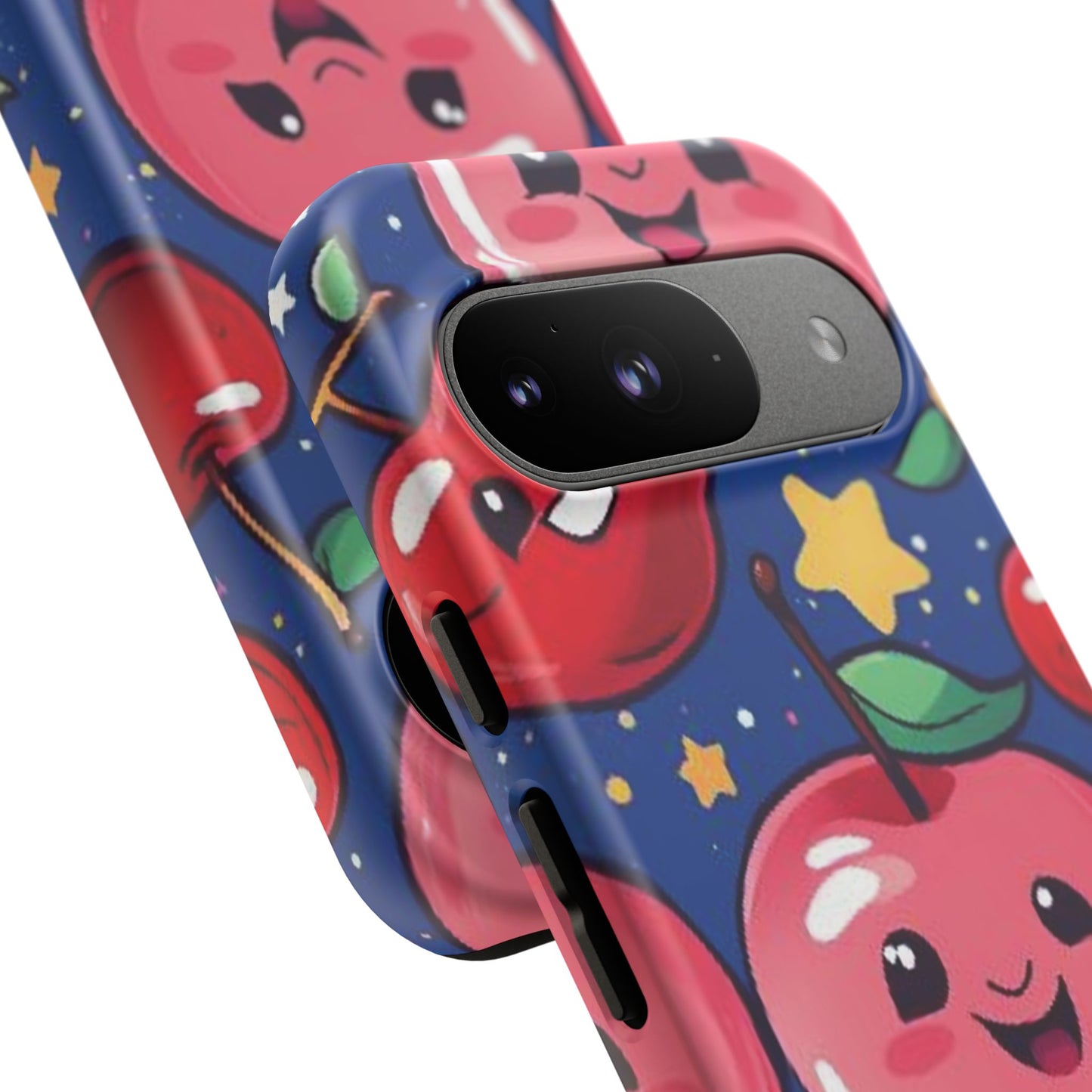 "Cute Cherry In The Sky" Phone Case, Tough Cases - iPhone, Samsung Galaxy, and Google Pixel