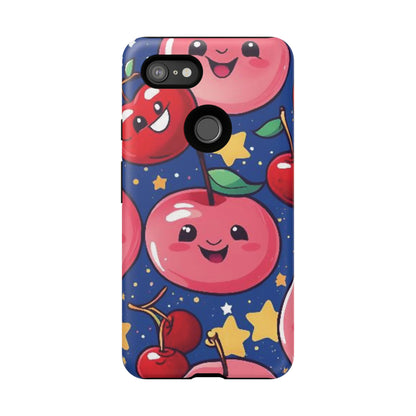 "Cute Cherry In The Sky" Phone Case, Tough Cases - iPhone, Samsung Galaxy, and Google Pixel